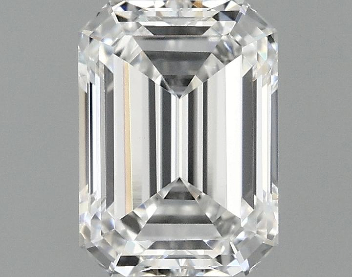 0.98 Carat Emerald Shaped Excellent Cut VVS2 IGI Certified Lab Grown Diamond
