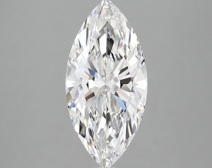 2.1 Carat Marquise Shaped Excellent Cut VVS1 IGI Certified Lab Grown Diamond