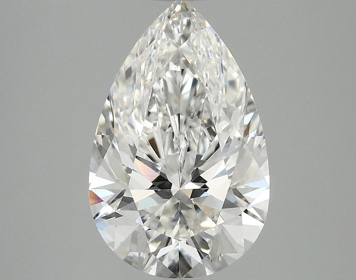 3.02 Carat Pear Shaped Ideal Cut VVS2 IGI Certified Lab Grown Diamond