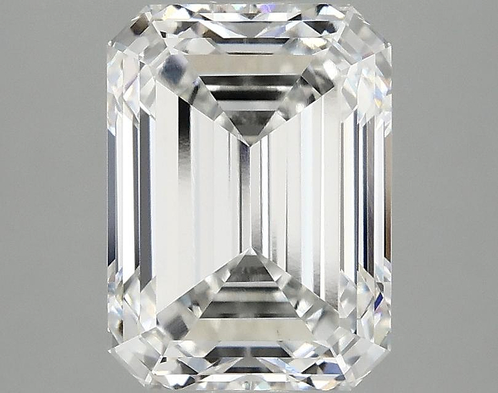 3.04 Carat Emerald Shaped Excellent Cut VS1 IGI Certified Lab Grown Diamond