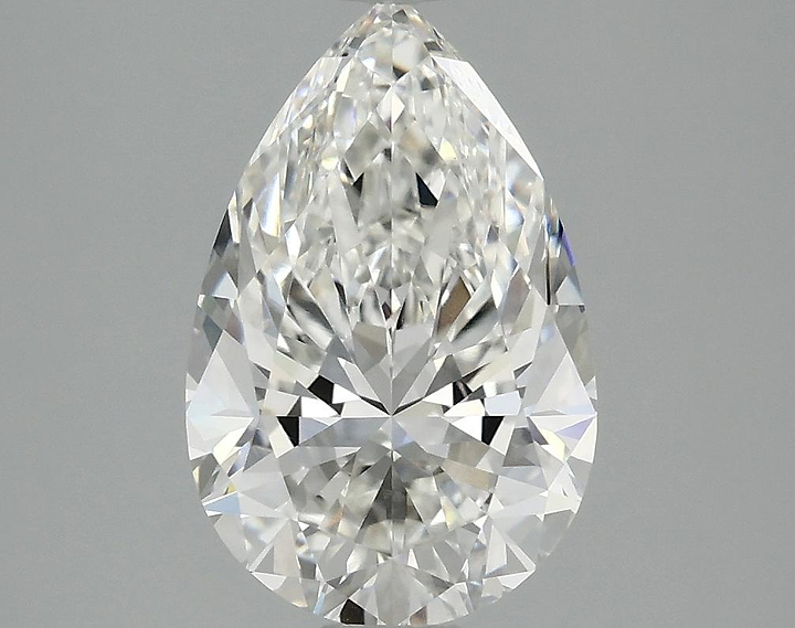 2.58 Carat Pear Shaped Ideal Cut VVS2 IGI Certified Lab Grown Diamond
