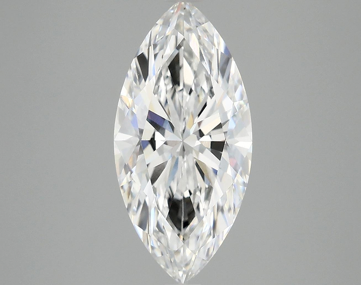 3.04 Carat Marquise Shaped Excellent Cut VVS2 IGI Certified Lab Grown Diamond