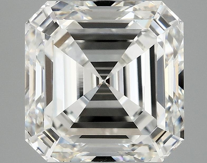 4.18 Carat Asscher Shaped Ideal Cut VVS2 IGI Certified Lab Grown Diamond