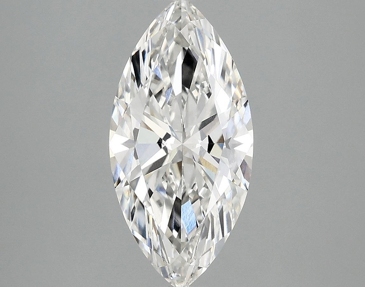 2.07 Carat Marquise Shaped Excellent Cut VVS2 IGI Certified Lab Grown Diamond