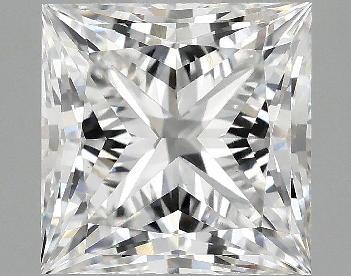 2.06 Carat Princess Shaped Ideal Cut VS1 IGI Certified Lab Grown Diamond