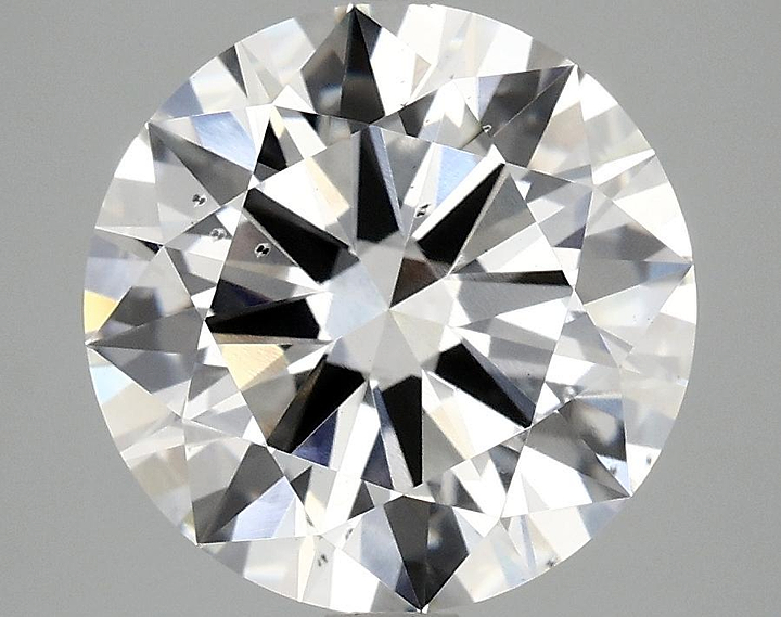 3.93 Carat Round Shaped Excellent Cut SI1 IGI Certified Lab Grown Diamond