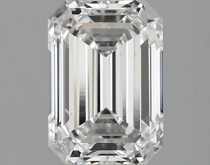 2.1 Carat Emerald Shaped Ideal Cut VS1 IGI Certified Lab Grown Diamond