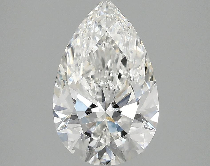 2.04 Carat Pear Shaped Ideal Cut VVS2 IGI Certified Lab Grown Diamond