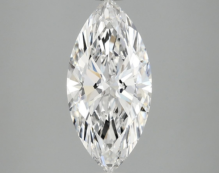 2.05 Carat Marquise Shaped Excellent Cut VVS2 IGI Certified Lab Grown Diamond