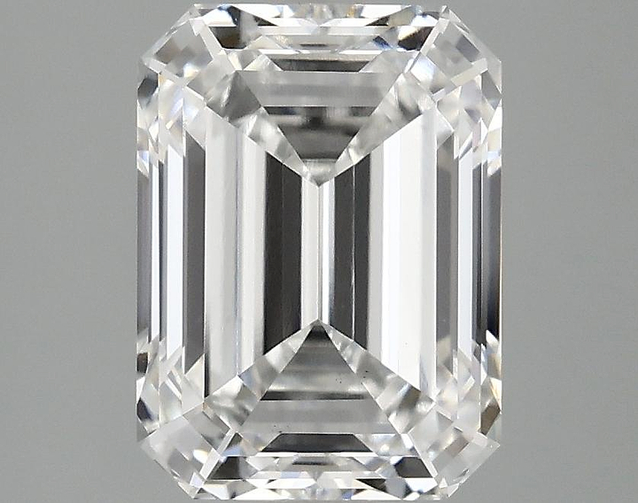3.04 Carat Emerald Shaped Excellent Cut VS1 IGI Certified Lab Grown Diamond