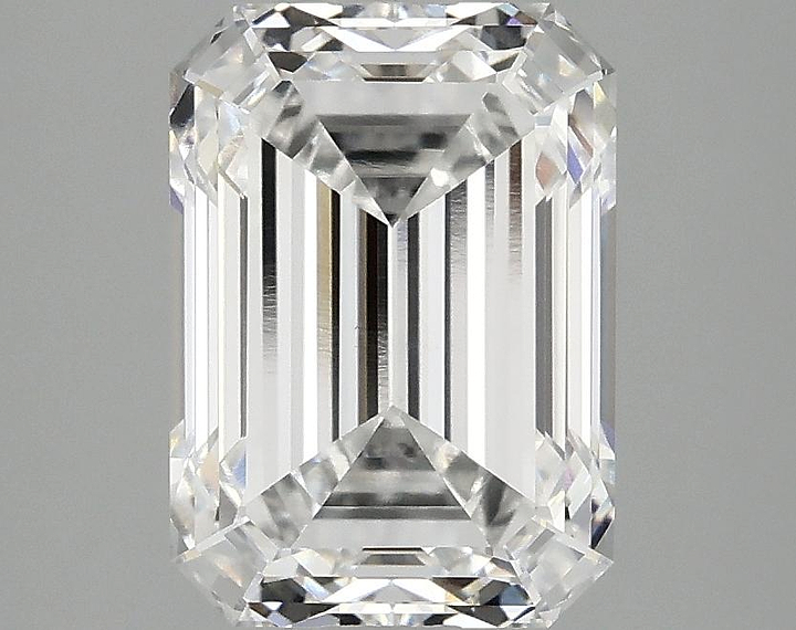 3.08 Carat Emerald Shaped Ideal Cut VS1 IGI Certified Lab Grown Diamond