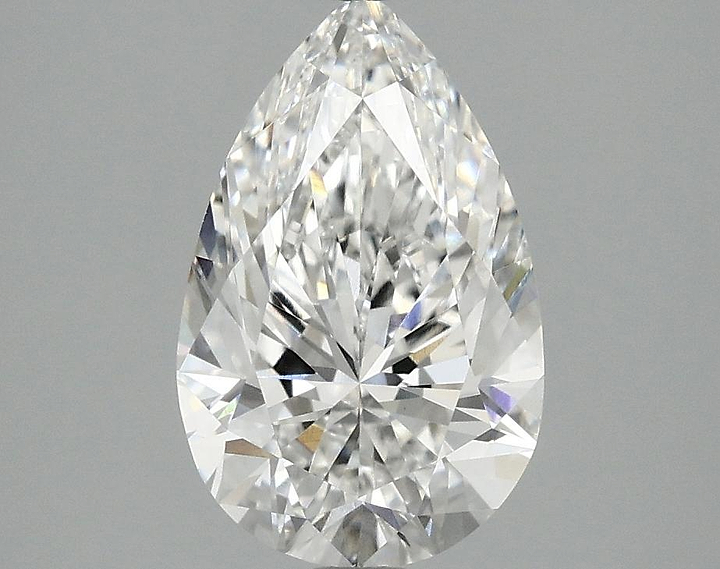 2.02 Carat Pear Shaped Ideal Cut VVS2 IGI Certified Lab Grown Diamond