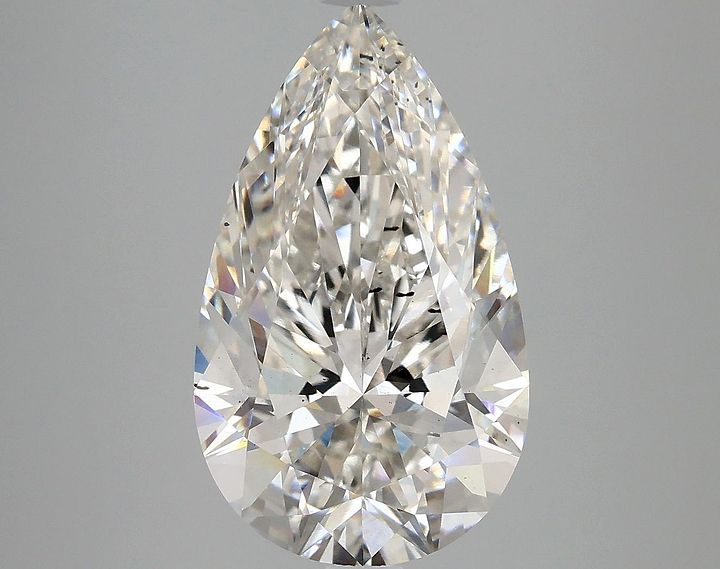 5.01 Carat Pear Shaped Ideal Cut SI1 IGI Certified Lab Grown Diamond