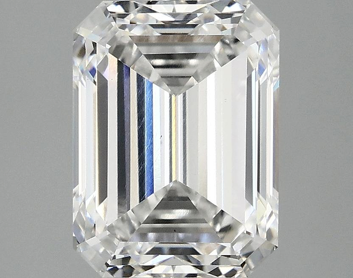 3.03 Carat Emerald Shaped Excellent Cut VS1 IGI Certified Lab Grown Diamond