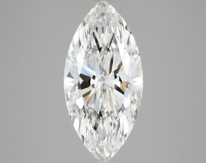 3.01 Carat Marquise Shaped Excellent Cut VVS2 IGI Certified Lab Grown Diamond