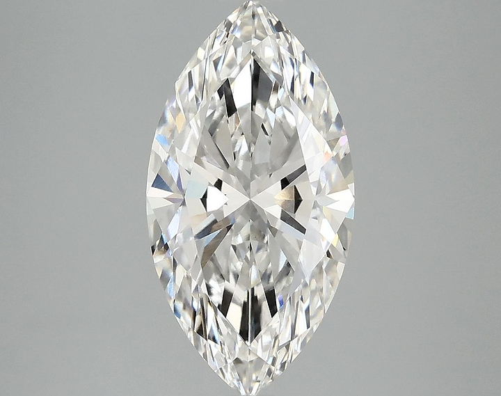 3.1 Carat Marquise Shaped Ideal Cut VVS2 IGI Certified Lab Grown Diamond