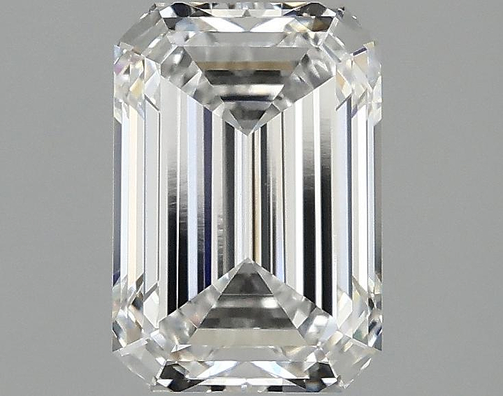 1.89 Carat Emerald Shaped Ideal Cut VVS2 IGI Certified Lab Grown Diamond