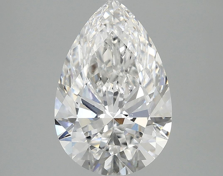 3.09 Carat Pear Shaped Excellent Cut VS2 IGI Certified Lab Grown Diamond