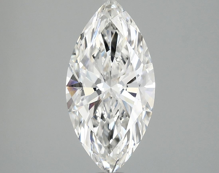 1.97 Carat Marquise Shaped Ideal Cut SI1 IGI Certified Lab Grown Diamond