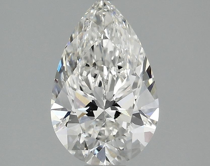 1.55 Carat Pear Shaped Ideal Cut VVS2 IGI Certified Lab Grown Diamond