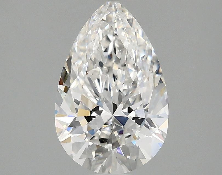 1.4 Carat Pear Shaped Ideal Cut VVS2 IGI Certified Lab Grown Diamond
