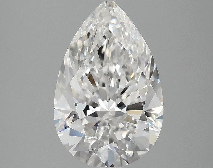 2.5 Carat Pear Shaped Ideal Cut VVS2 IGI Certified Lab Grown Diamond