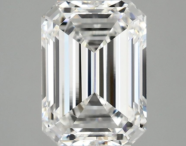 3.06 Carat Emerald Shaped Excellent Cut VS1 IGI Certified Lab Grown Diamond
