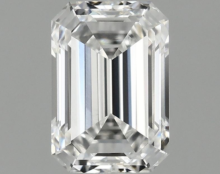 0.98 Carat Emerald Shaped Ideal Cut VVS2 IGI Certified Lab Grown Diamond