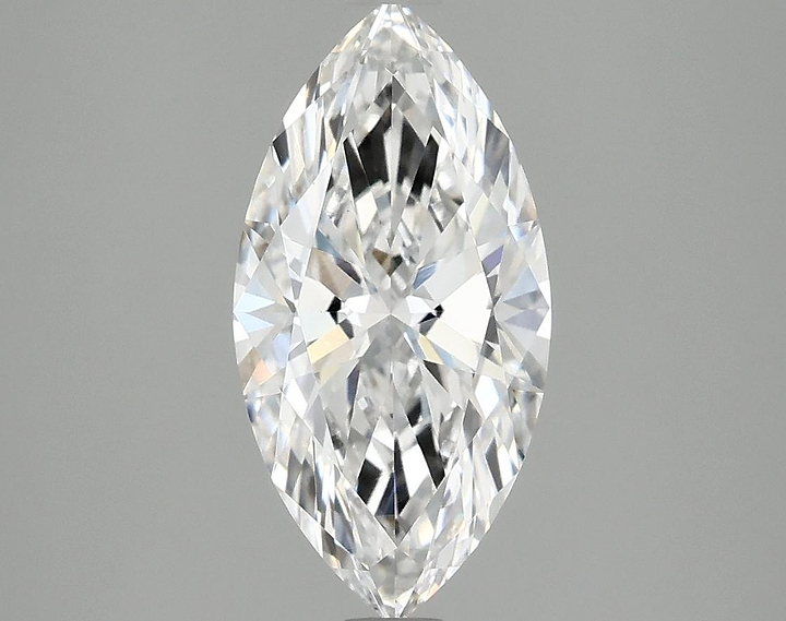 2.02 Carat Marquise Shaped Ideal Cut VVS2 IGI Certified Lab Grown Diamond