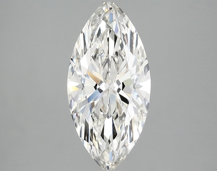 2.02 Carat Marquise Shaped Excellent Cut VVS2 IGI Certified Lab Grown Diamond
