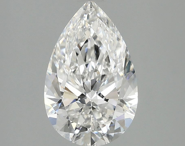 1.98 Carat Pear Shaped Ideal Cut VVS2 IGI Certified Lab Grown Diamond