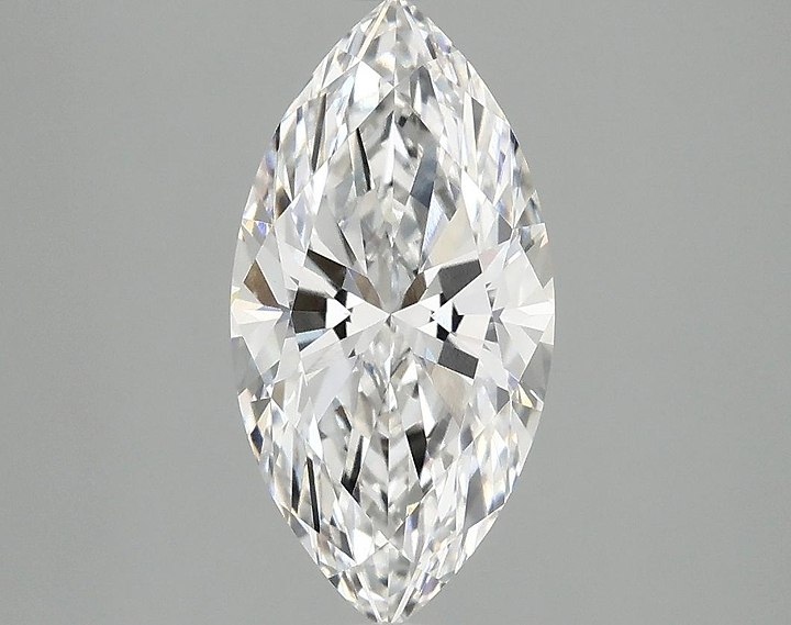 2.01 Carat Marquise Shaped Ideal Cut VVS2 IGI Certified Lab Grown Diamond