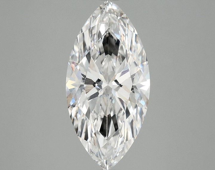 3.26 Carat Marquise Shaped Excellent Cut VVS2 IGI Certified Lab Grown Diamond