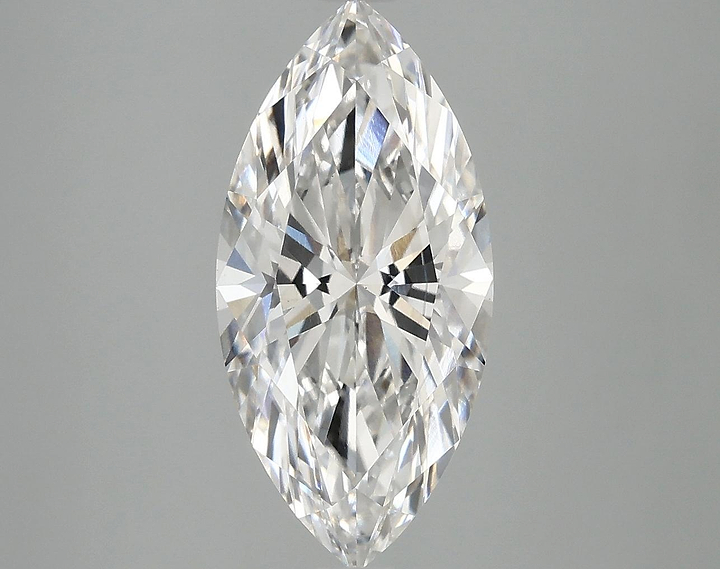 3.08 Carat Marquise Shaped Excellent Cut VS2 IGI Certified Lab Grown Diamond