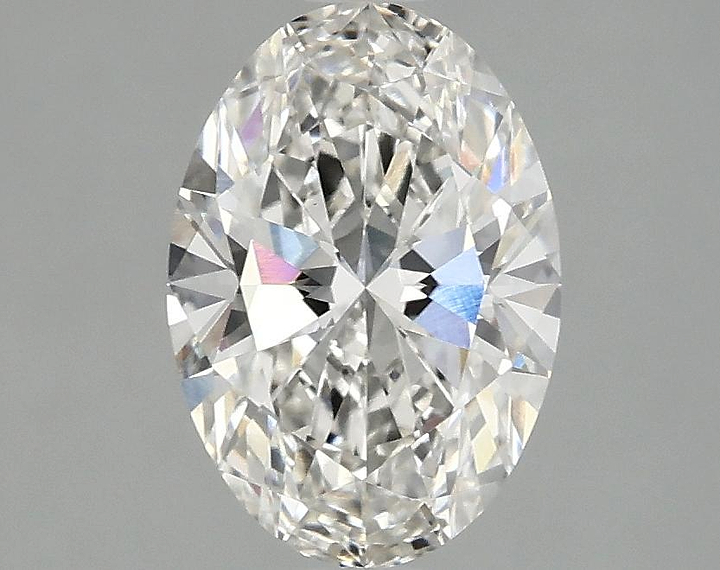1.45 Carat Oval Shaped Ideal Cut VVS2 IGI Certified Lab Grown Diamond