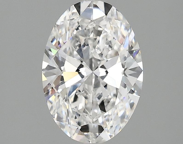 1.45 Carat Oval Shaped Ideal Cut VVS2 IGI Certified Lab Grown Diamond