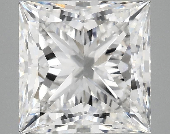 5.09 Carat Princess Shaped Ideal Cut VS1 IGI Certified Lab Grown Diamond