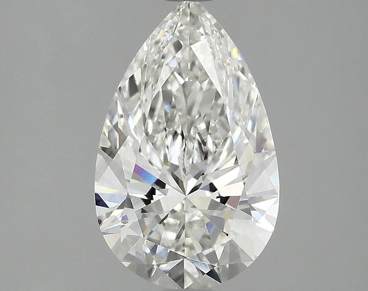 2.0 Carat Pear Shaped Ideal Cut VVS2 IGI Certified Lab Grown Diamond