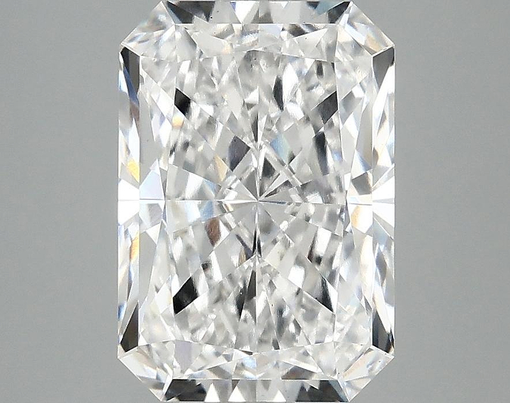 3.09 Carat Radiant Shaped Ideal Cut VS2 GSI Certified Lab Grown Diamond