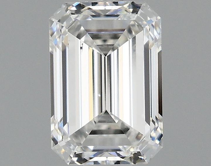 0.97 Carat Emerald Shaped Ideal Cut VS2 IGI Certified Lab Grown Diamond