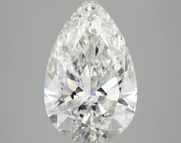 3.07 Carat Pear Shaped Ideal Cut VS2 IGI Certified Lab Grown Diamond