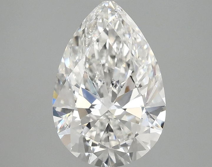 2.5 Carat Pear Shaped Excellent Cut VVS2 IGI Certified Lab Grown Diamond