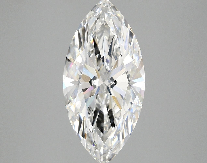 3.02 Carat Marquise Shaped Excellent Cut VVS2 IGI Certified Lab Grown Diamond