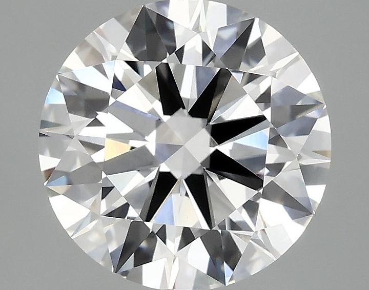 3.09 Carat Round Shaped Ideal Cut VVS2 IGI Certified Lab Grown Diamond