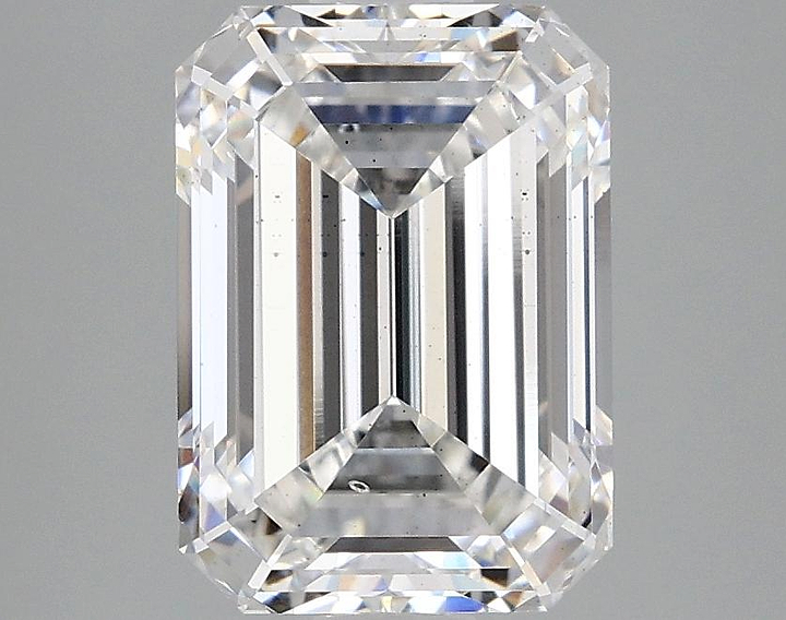 3.02 Carat Emerald Shaped Ideal Cut SI1 IGI Certified Lab Grown Diamond