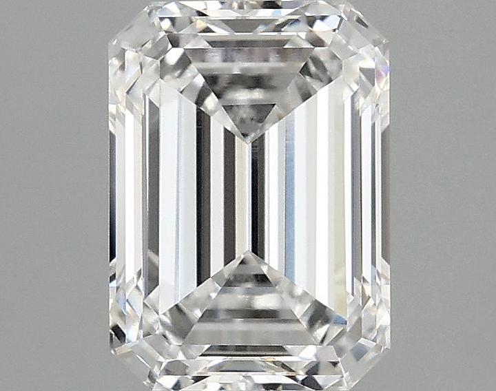 2.07 Carat Emerald Shaped Ideal Cut VVS2 IGI Certified Lab Grown Diamond