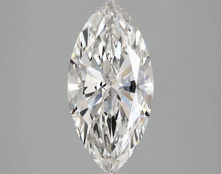 2.02 Carat Marquise Shaped Excellent Cut VVS2 IGI Certified Lab Grown Diamond