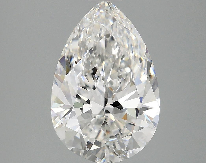 3.03 Carat Pear Shaped Excellent Cut VVS2 IGI Certified Lab Grown Diamond