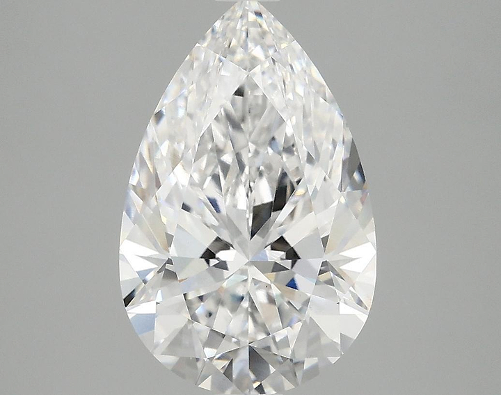 3.09 Carat Pear Shaped Ideal Cut VS1 IGI Certified Lab Grown Diamond