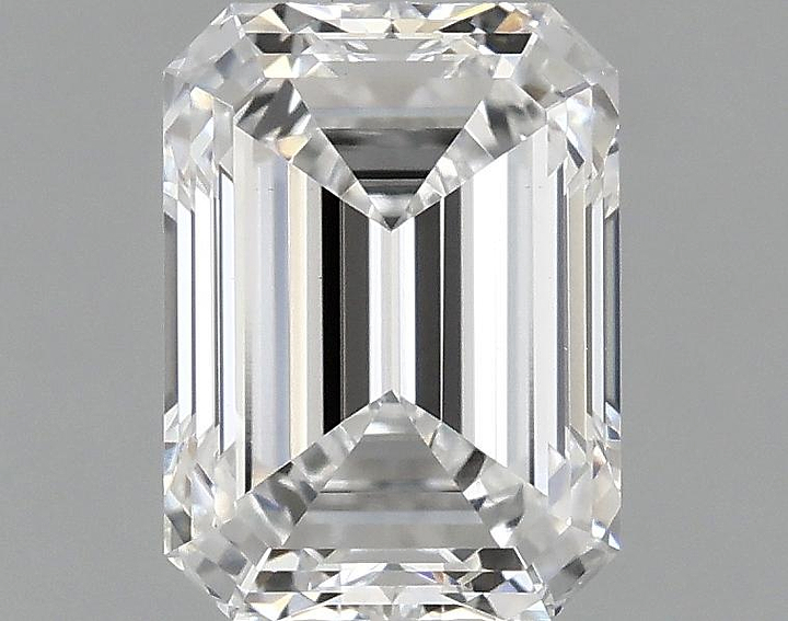 0.96 Carat Emerald Shaped Excellent Cut VVS2 IGI Certified Lab Grown Diamond